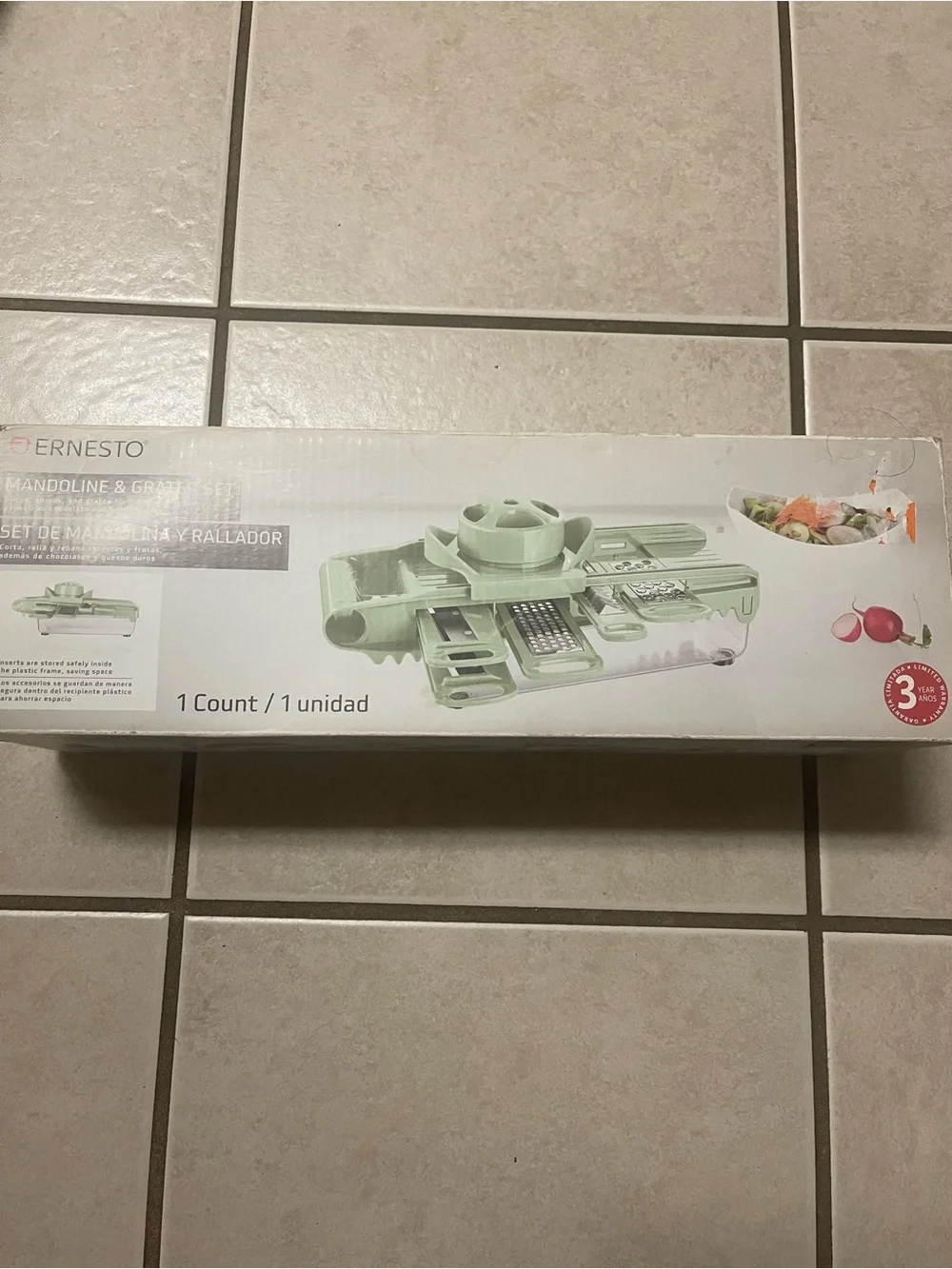 8-Piece Green Kitchen Slicer and Grater Set